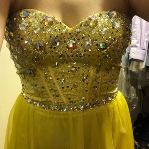 Light yellow Prom Dress